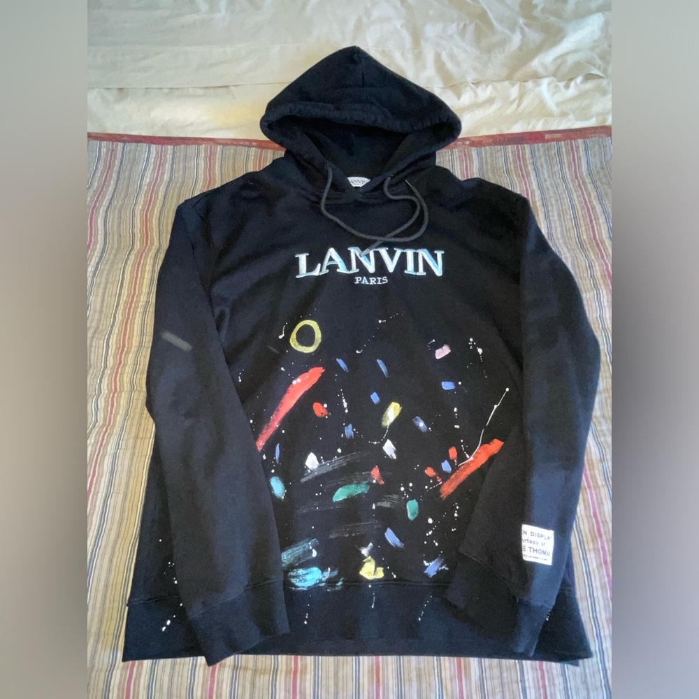 Lanvin x Gallery Dept Black and Multi Color Hoodie